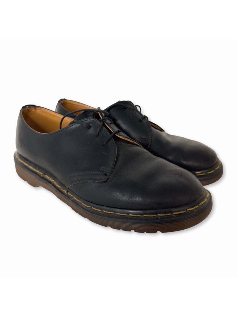 Dr Martens 1461 Black Smooth Leather Oxfords Size 9 Men 10 Women Made In England
